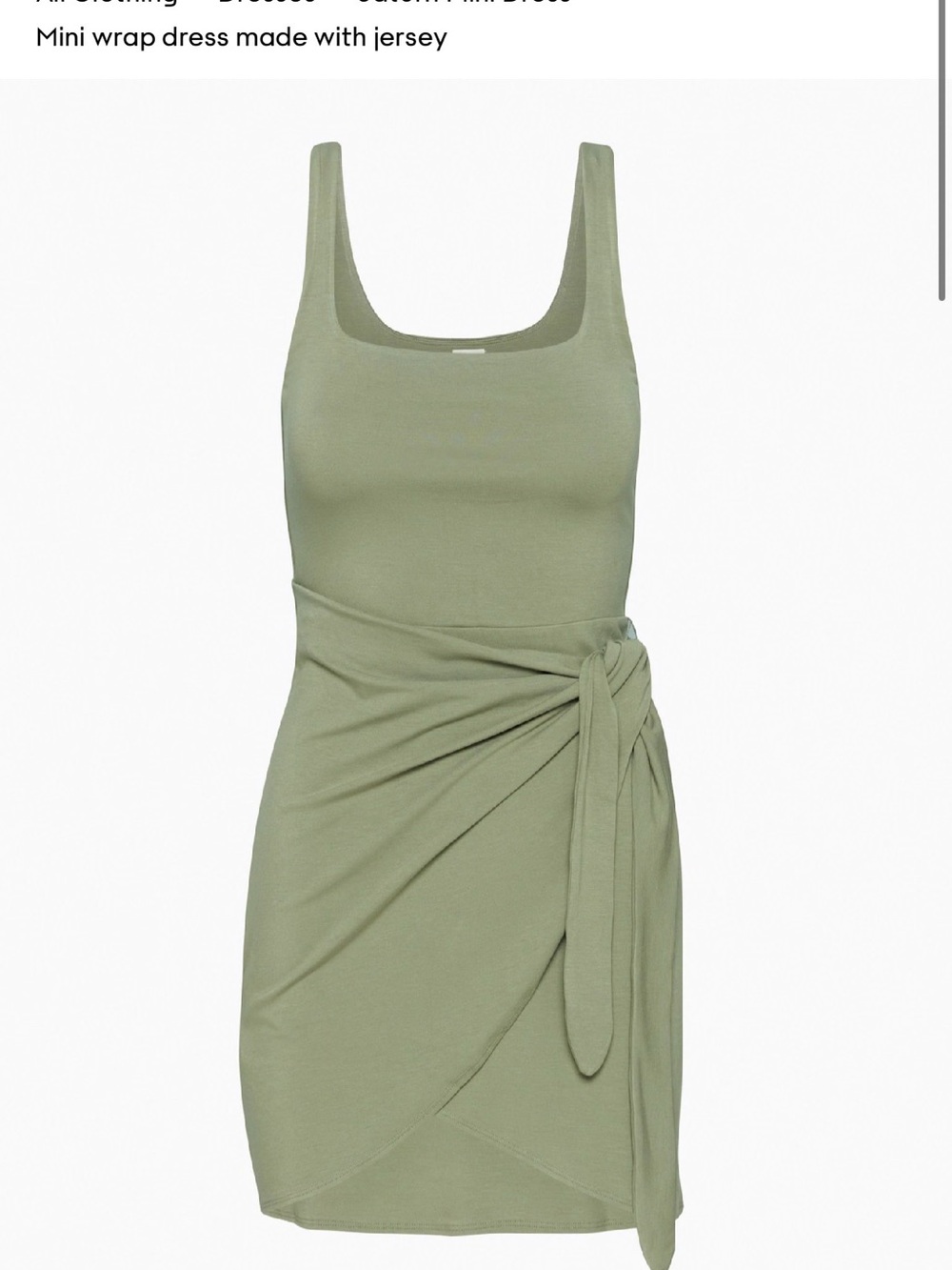 Wilfred - Saturn Mini Dress - Bitter Sage - S